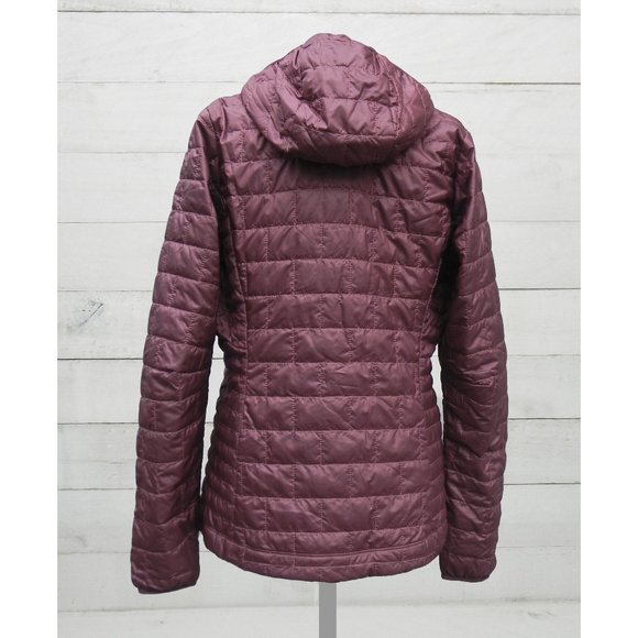 Patagonia Women's Nano Puff Hoody Jacket • Oxblood Red • Sz L - Picture 2 of 14